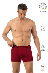 Özkan 11226 Erkek %95 Pamuklu Likralı Süprem Kumaş Esnek Rahat Boxer Şort - Thumbnail