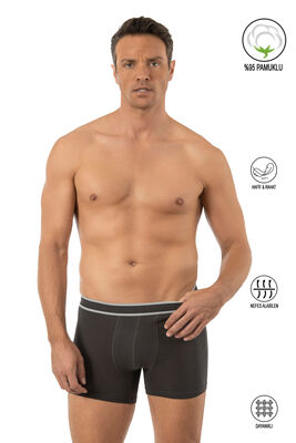 Özkan Underwear - Özkan 11226 Erkek %95 Pamuklu Likralı Süprem Kumaş Esnek Rahat Boxer Şort