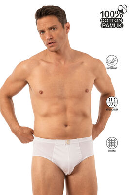 Özkan Underwear - Özkan 0037 Erkek %100 Pamuklu Penye Süprem Esnek Rahat Slip Külot