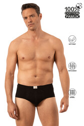 Özkan 0037 Erkek %100 Pamuklu Penye Süprem Esnek Rahat Slip Külot - Thumbnail