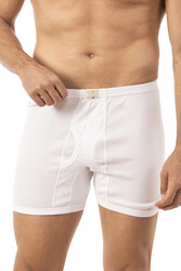 Özkan Underwear Özkan 0118 3'lü Paket Erkek %100 Pamuklu Ribana Esnek Yumuşak Rahat Torbalı Paçalı Don Boxer Külot - Thumbnail