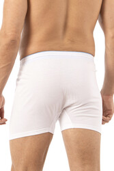 Özkan 0041 Erkek %100 Pamuklu Şardonlu Klasik Rahat Kesim Havlu Bel Süprem Penye Boxer - Thumbnail