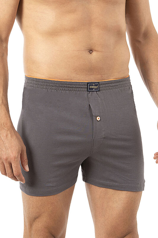 Özkan 0041 Erkek %100 Pamuklu Şardonlu Klasik Rahat Kesim Havlu Bel Süprem Penye Boxer - 37