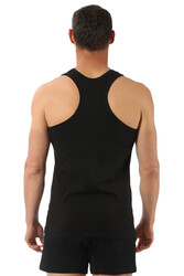 Özkan 0267 Erkek Pamuklu Likralı Süprem Esnek Rahat Sırtı Çapraz Sporcu Rambo Atlet - Thumbnail