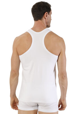 Özkan Underwear - Özkan 0267 Erkek Pamuklu Likralı Süprem Esnek Rahat Sırtı Çapraz Sporcu Rambo Atlet (1)