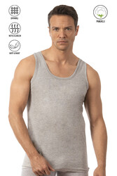 Özkan 0050 Erkek %100 Pamuklu Penye Süprem Kalın Askılı Atlet - Thumbnail