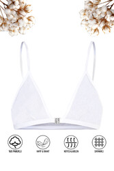 Özkan 0923 Kız Çocuk %95 Pamuklu Süprem Likralı Esnek Rahat Kapsız Pedsiz Alıştırma Sütyeni İnce Askılı Yarım Atlet Büstiyer - Thumbnail