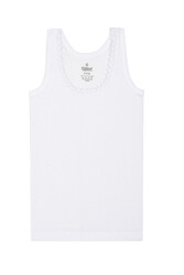 Özkan 0800 3'lü Paket Kız Çocuk %100 Pamuklu Ribana Esnek Rahat Yakası Çiçek Desenli Kalın Askılı Atlet - Thumbnail